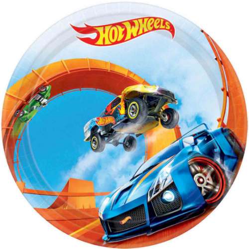 Hot Wheels Lunch Plates - Click Image to Close